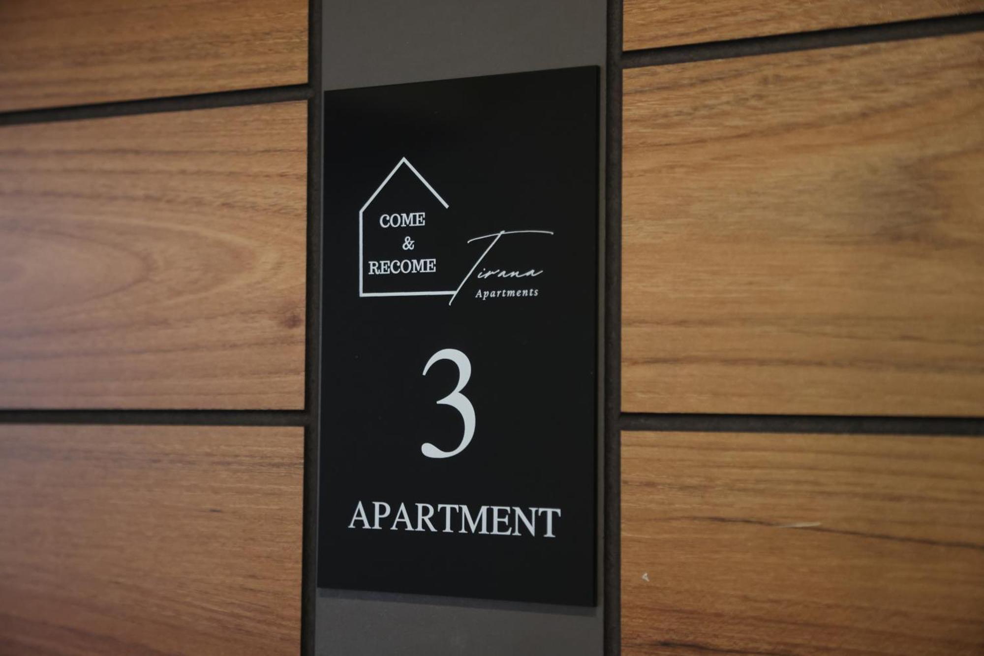 Come&Recome Tirana Apartments Екстериор снимка